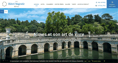 Desktop Screenshot of hotel-majestic-nimes.com