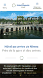 Mobile Screenshot of hotel-majestic-nimes.com